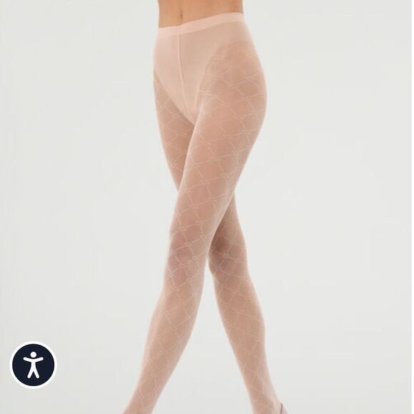 NWT Wolford AURORA LOVE TIGHTS size large - Picture 1 of 5